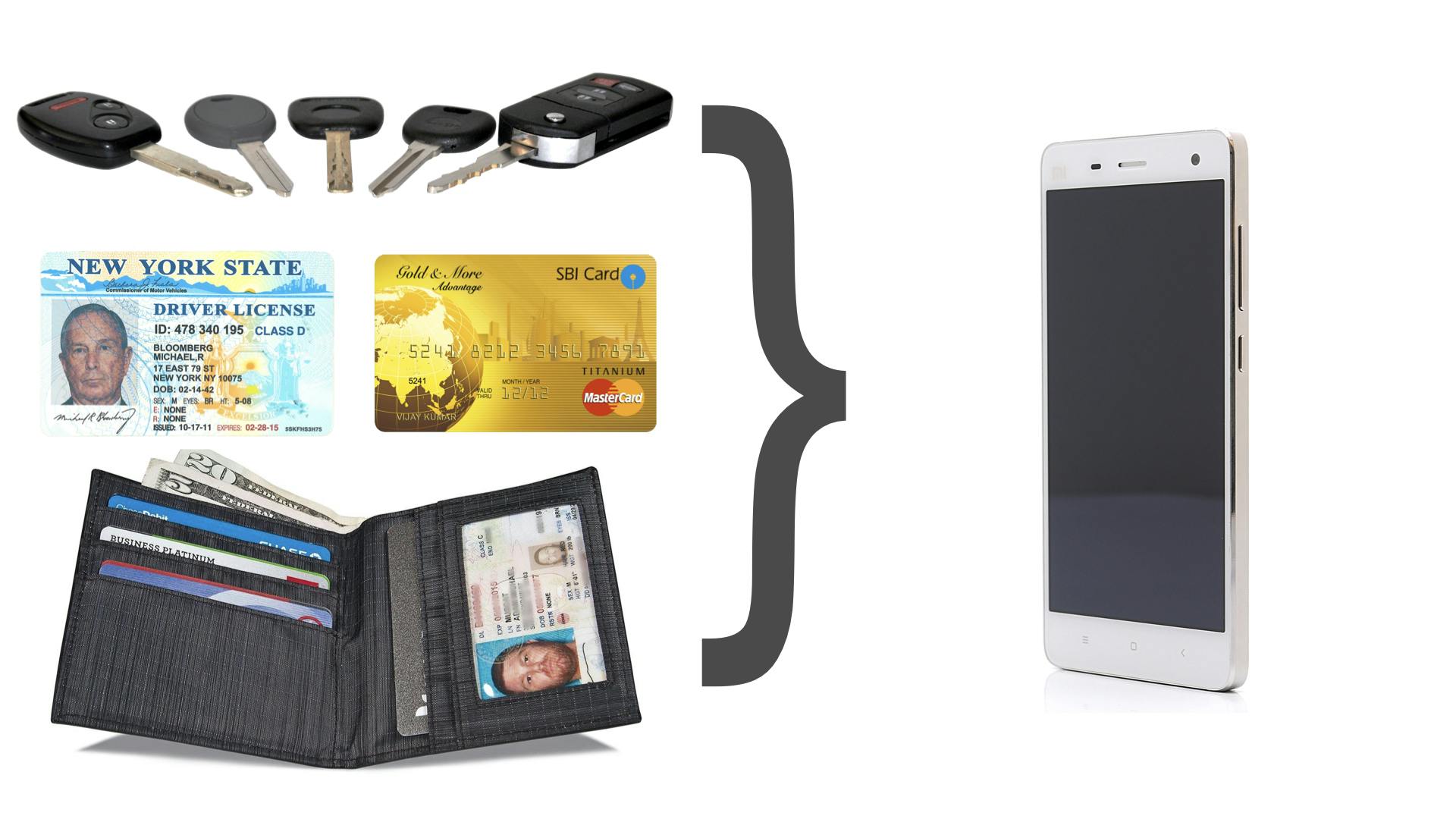 photo of Smartphone, Wallet, Keys